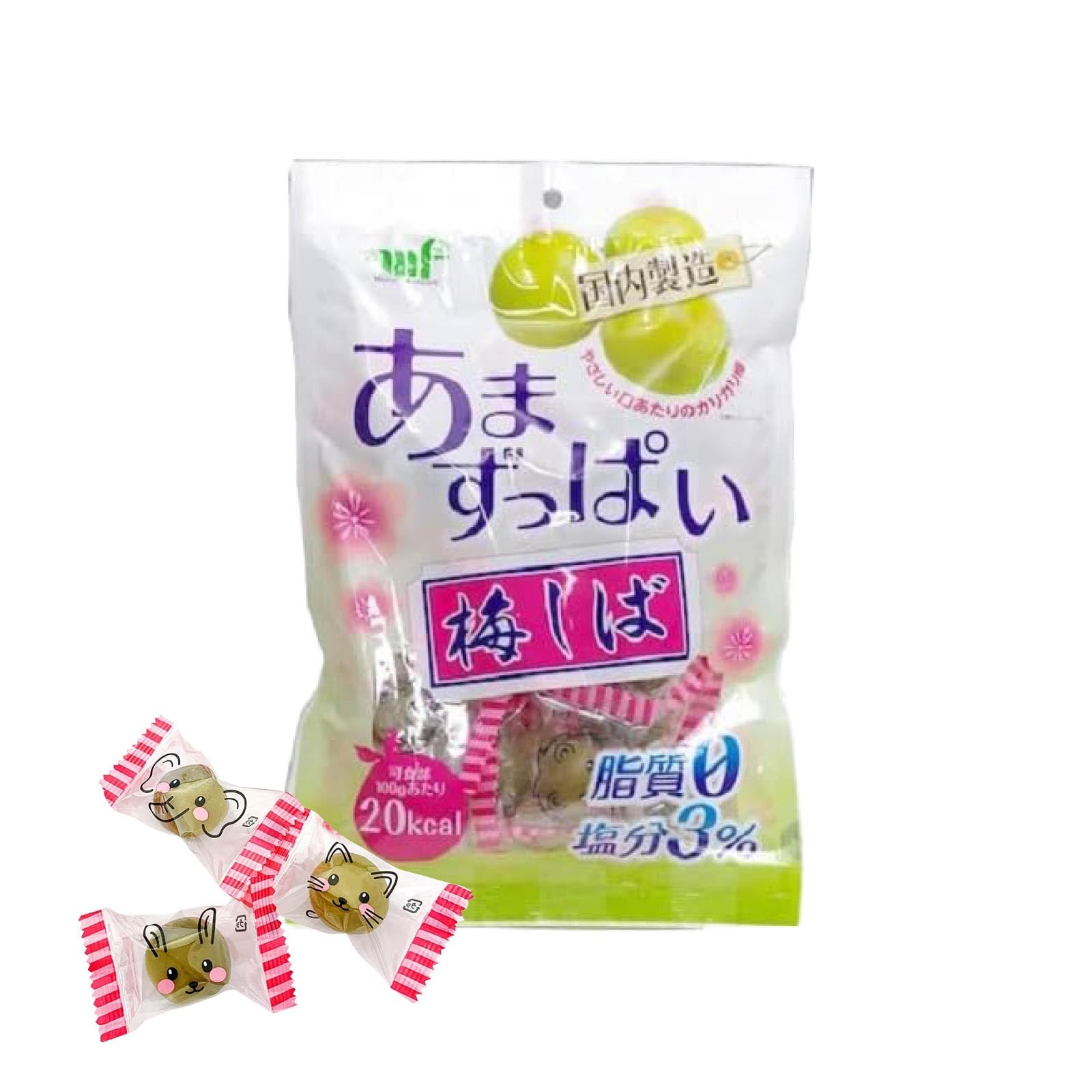 はしうめページ 他の方の購入不可 Amazon | 村岡食品 あまずっぱい梅しば 180g 個包装 無着色 保存料不